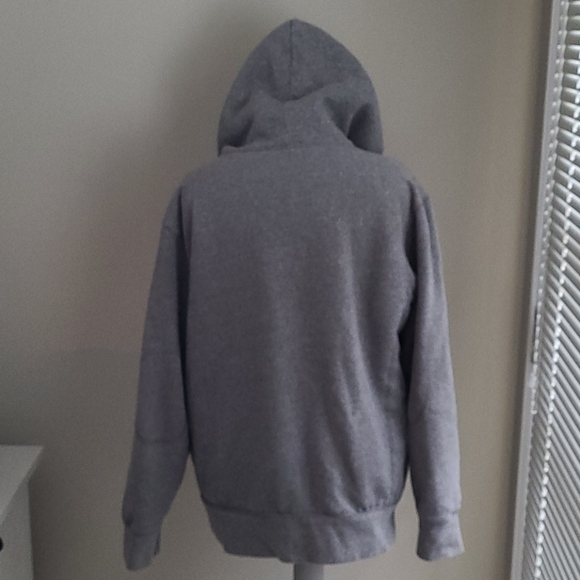 Mens Sherpa lined zip hoodie - Picture 4 of 12